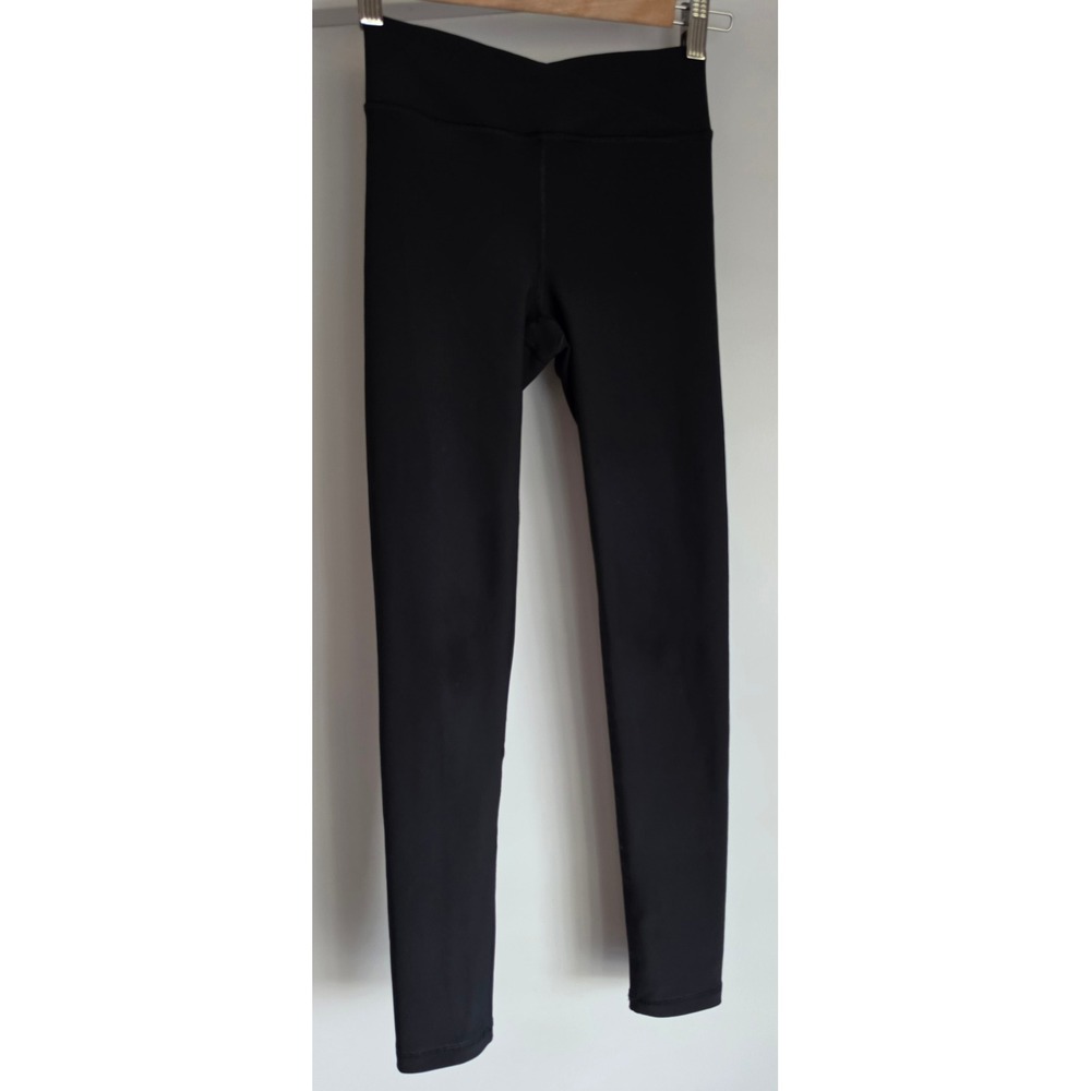 Yogalicious Girls Large Black Leggings Athleisure Pants Tights Capri